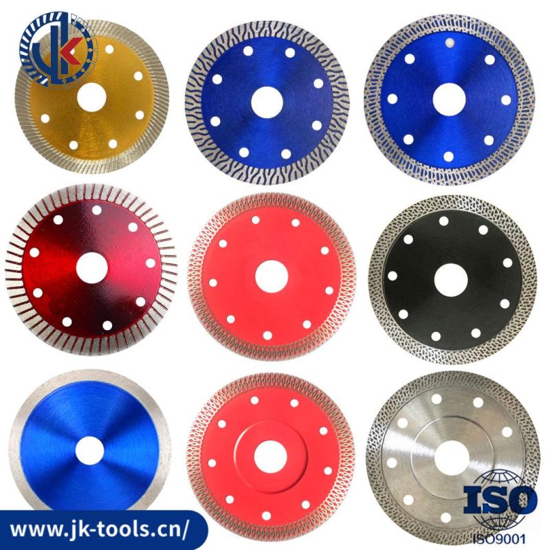 4 Inch 105mm/110m/ 4.5 Inch 115mm Sharpness Zero Chipping K Turbo Diamond Saw Blade/Diamond Tools /Cutting Disc/ Ceramic Cutter Blade for Tile Porcelain