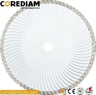 Sintered Stone Turbo Saw Blade with Waved Core for Stone Materials/Diamond Tool/Cutting Disc