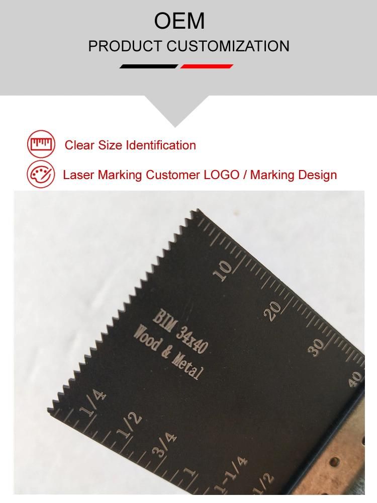 65mm Japan Teeth Oscillating Multi Tool with Quick Release Connection Saw Blades