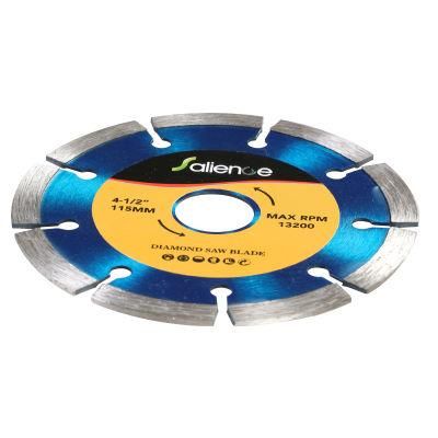 4-1/2 Inch 115mm General Purpose Segment Type Diamond Saw Blade for Granite Stone Concrete Cutting