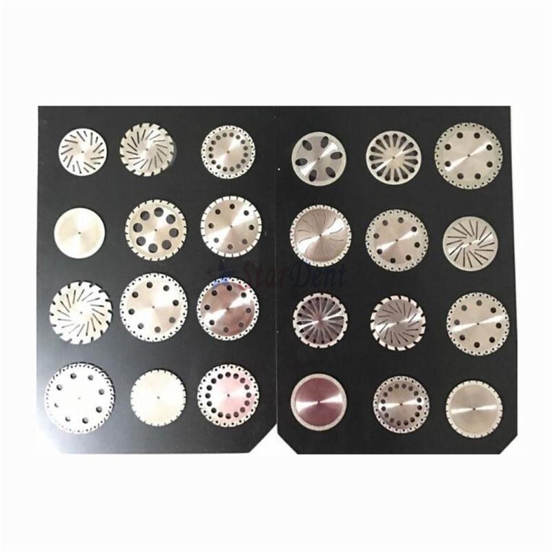 Dental Diamond Disc Dental Lab Mini Diamond Cutting Disc Handpiece Tip for Cutting Plaster, Die Stone and Investment