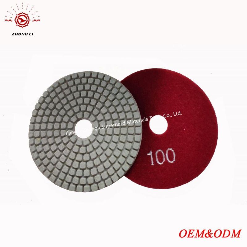 3′′ 4′′ 5′′ 6′′ Diamond Polishing Pad for Granite Marble Conctret Abrasive Tools