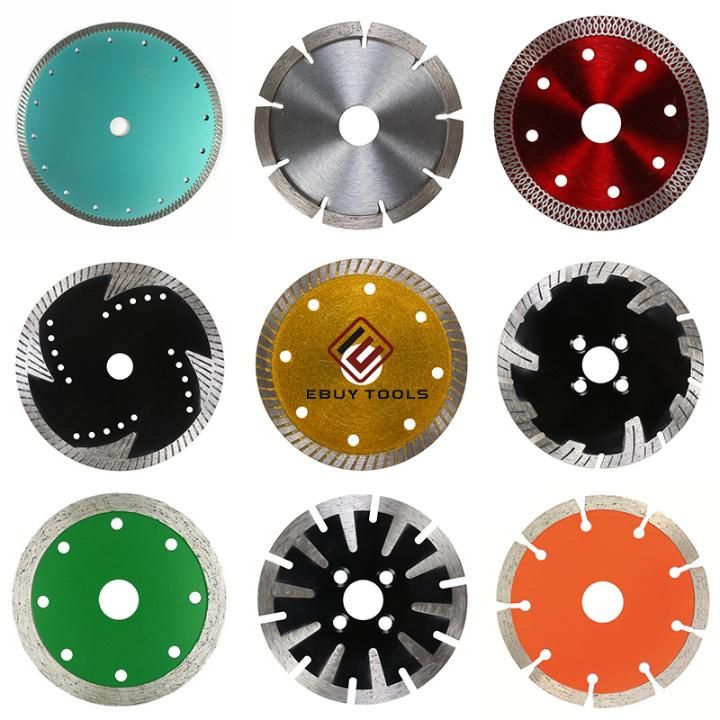 Diamond Circular Cutting Disc Saw Blade Cutter for Cutting Stone Granite Ceramic Tile Concrete Marble Brick