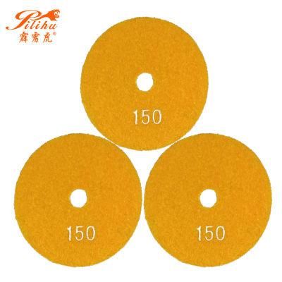 4&quot; Abrasive Tools Wet Metal Diamond Marble Edge Polishing Pad