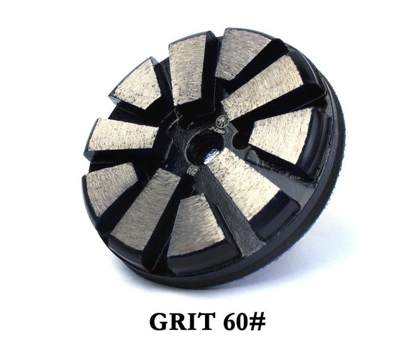 Zlion High Quality Grinding Wheel Metal Bond Floor Polishing Pad for Concrete Granite