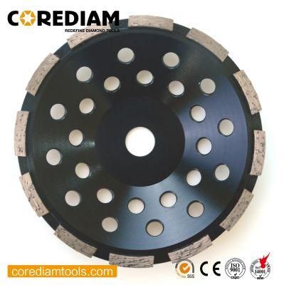 Diamond Single Row Cup Wheel for Concrete and Masonry Materials in All Size/Diamond Grinding Cup Wheel/Tooling/Grinder