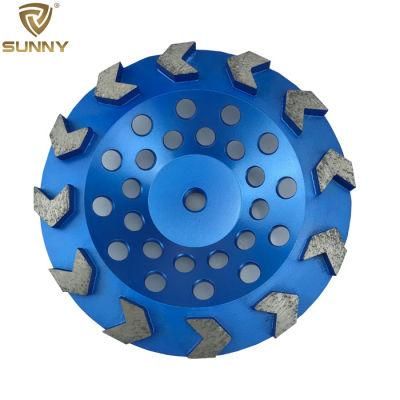 Arrow Segment Diamond Tool Grinding Wheels for Concrete Grinding