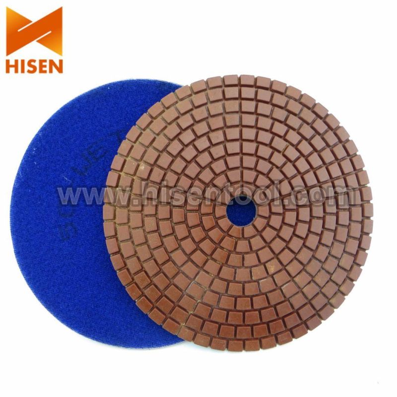 Economy 7" Diamond Wet Polishing Pads for Concrete Granite