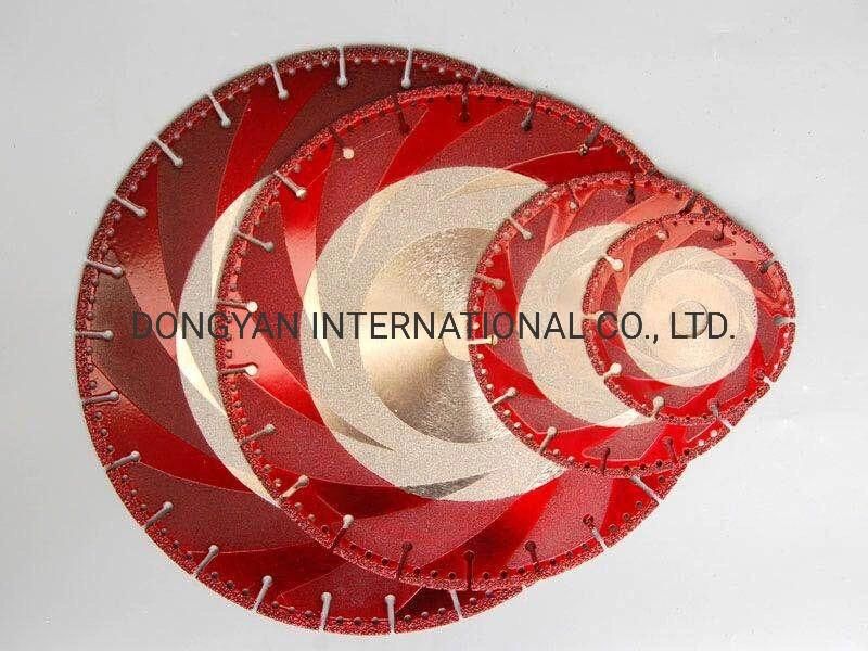 105-400mm Vacuum Brazed Diamond Cutting Wheel for Metal, Stone