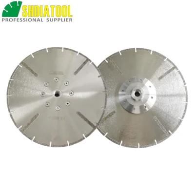 9&prime;&prime; Electroplated Diamond Cutting Discs for Granite &amp; Marble, Both Side Reinforced