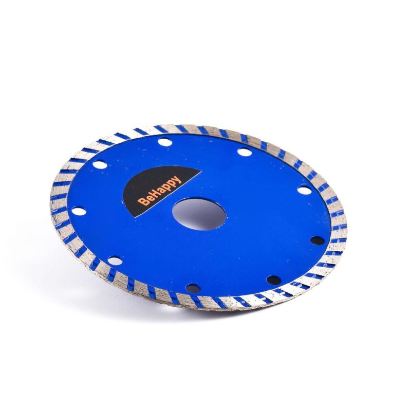 Behappy Diamond Saw Blade, Continuous Rim Diamond Blade for Porcelain, Tile, Brick, Granite and Concrete