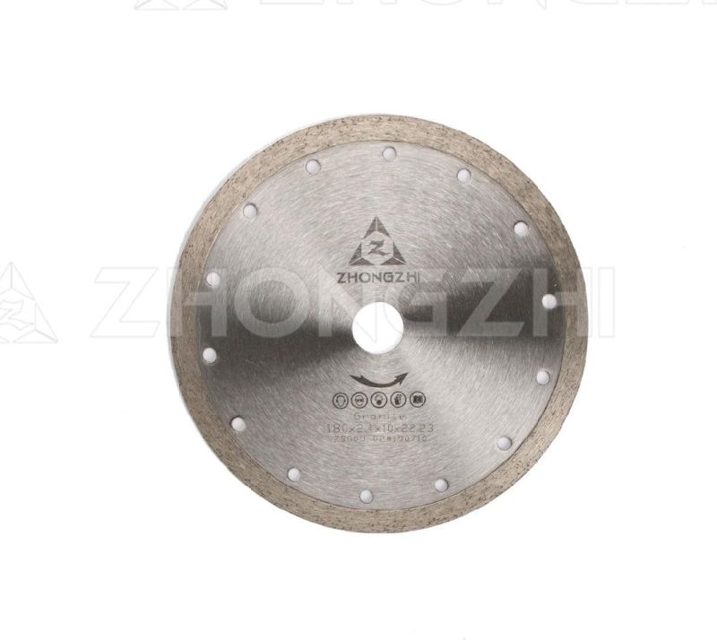 9" Hot Pressed Diamond Circular Cutting Disc with Continuous Rim