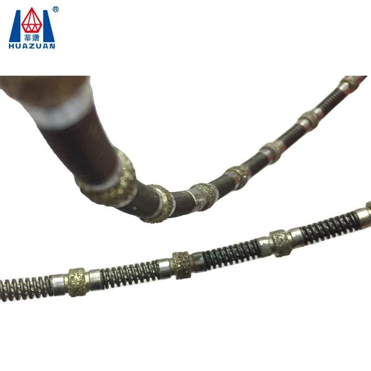 Electroplated Diamond Saw Rope Wire for Marble Cutting