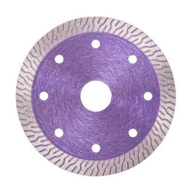 Qifeng Manufacturer Leaf Pattern 105mm Turbo Diamond Cutting Disc/Saw Blade/Ceramics Blade/Tiles Blade