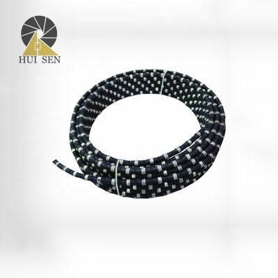 11.5mm Rubber Coated 40 Beads Granite Quarry Diamond Wire Saw Rope