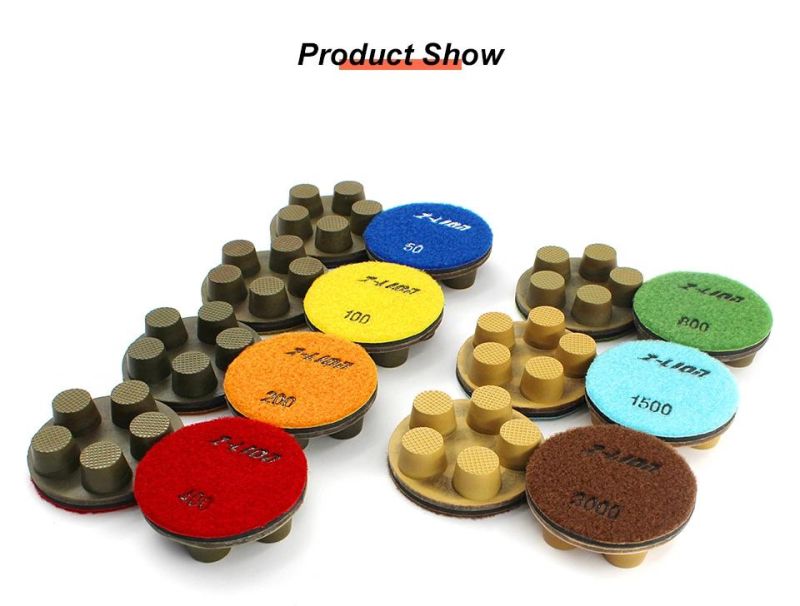 New 3in Diamond Resin Bond Wet Abrasive Polishing Wheel for Concrete Terrazzo Floor