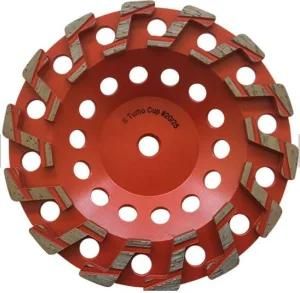 S Segment Turbo Aggressive Diamond Grinding Concrete Cup Wheels for Concrete Floor