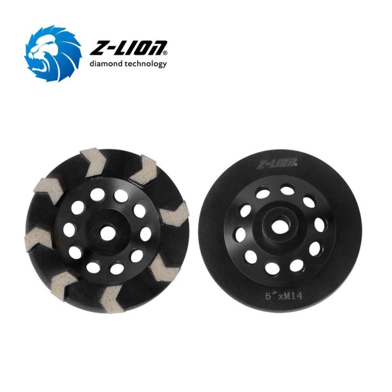 Arrow Segments Diamond Turbo Cup Wheel for Concrete Surface Grinding