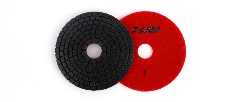 Zlion 3 Step Diamond Polishing Pads for Stone Marble Wet Use