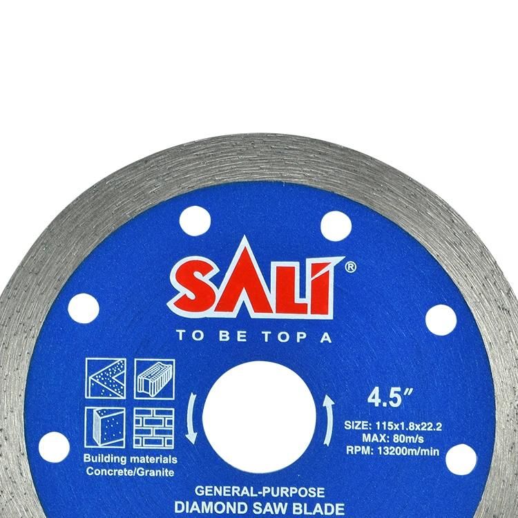 Sali 4.5inch 115*1.8*22.2mm High Quality Rim Diamond Saw Blade