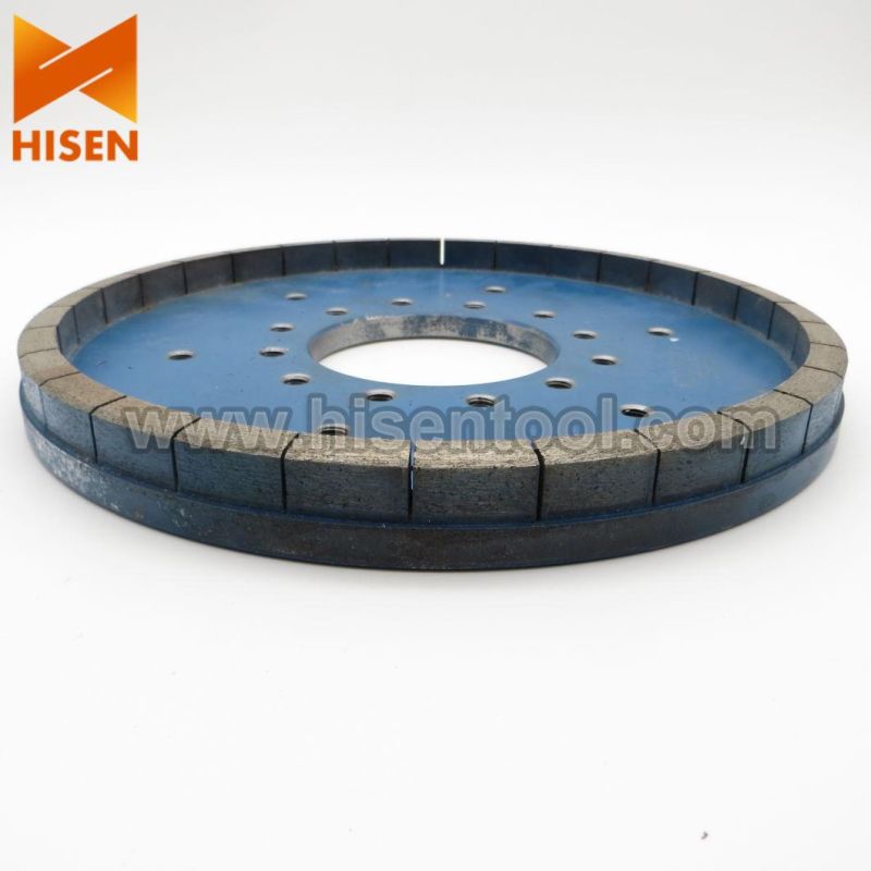 250X10X20mm Diamond Wet Metal Squaring Wheel for Keda Machine