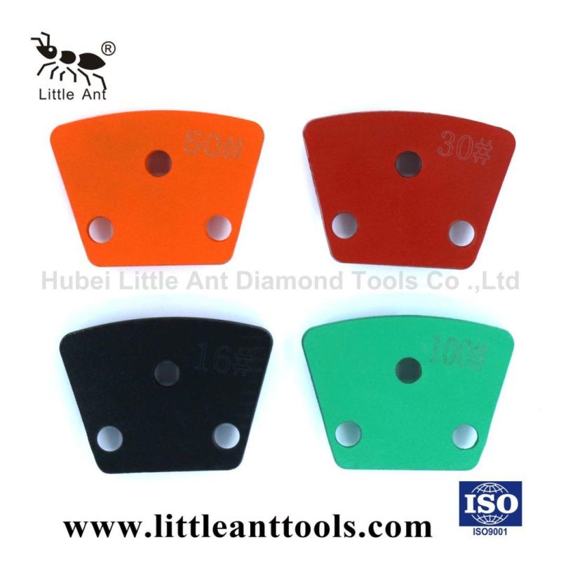 Little Ant Trapezoid Diamond Grinding Plates for Concrete Floor