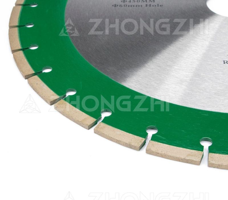 Good Sharpness and Long Working Lifetime Diamond Brazed Blade for Marble Cutting