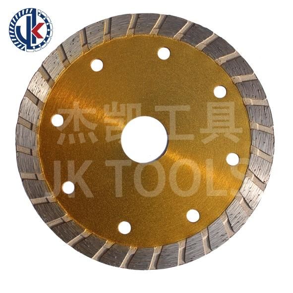 Jk Diamond Saw Blade/Diamond Turbo Cutting Disc for Granite Stone Marble Concrete Brick Under Hot Press Technology