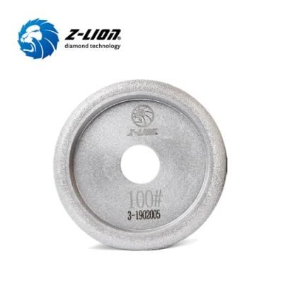 Diamond Polishing Tool Vacuum Brazed Groove Grinding Wheel for Stone Concrete