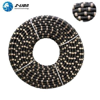 Reinforced Concrete Rubber Spring 11mm/11.5mm Diamond Wire Cutting Rope Saw