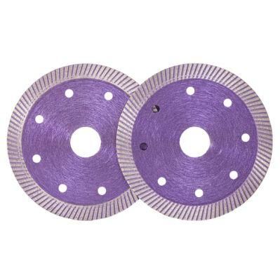 Qifeng Manufacturer Power Tools 105mm Sintered Turbo Diamond Cutting Disc/Saw Blade Ceramics Tiles Porcelain