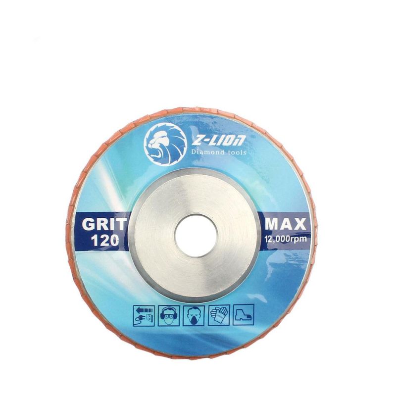 Zlion High Quality Ceramic Diamond Flap Disc for Stone Grinding