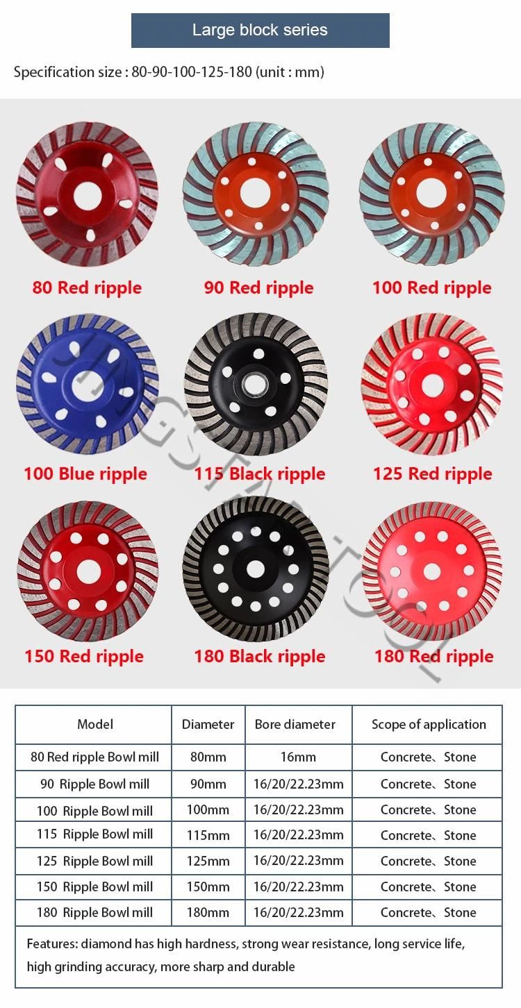 Factory Direct Sale Turbo Diamond Cup Wheel