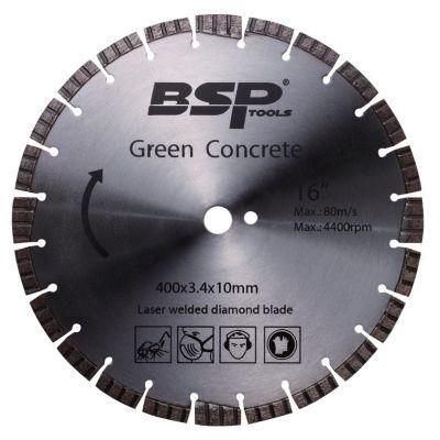 Walk Behind Green Concrete Saw Blades for 10-20kw Machine