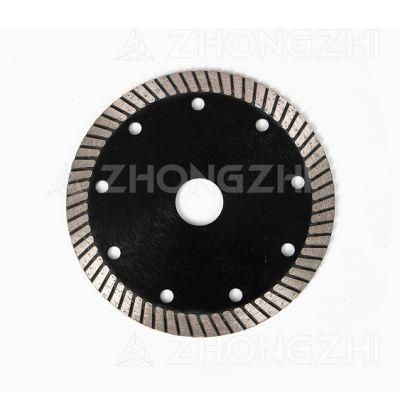 Good Cutting Result Sintered Narrow Continuous Turbo Rim Blade for Stone Cutting