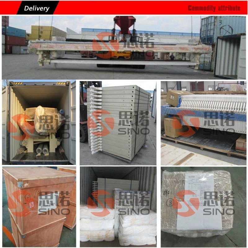 2000 Biological Sludge Dewatering PP Automatic Membrane Filter Press