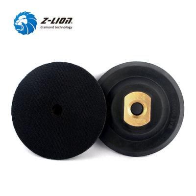 Soft 4 Inch Rubber Backer Pad Diamond Wheel for Angle Grinder