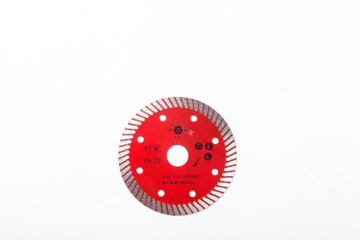 4′ ′ Super Thin Turbo Cutting Tool Circular Saw for Ceramic