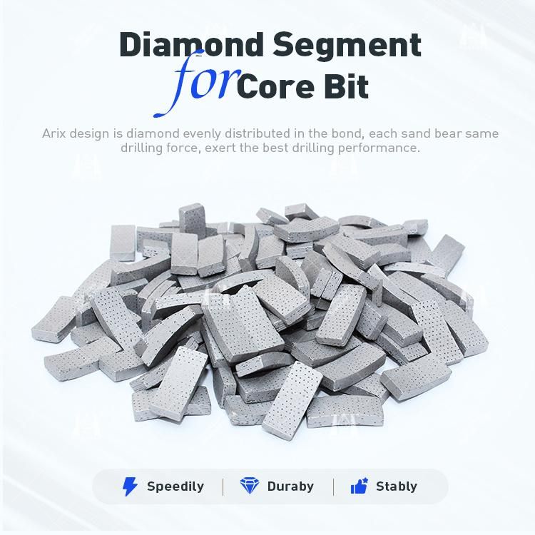 Arix Drilling Diamond Core Segments for Concrete