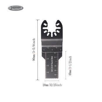 Strongest 20*40mm Quick Release Hcs Multi Toos Blades for Wood and Plastic with Plastic Box