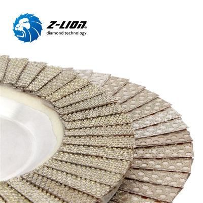 Aluminum Abrasive Grinding Flap Discs for Stone, Ceramic, Concrete, Glass