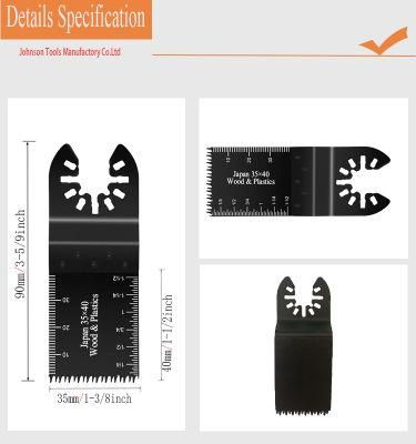 Original New 34mm Quick Release Japan Teeth Oscillating Multi Tool Saw Blades for Universal Wood