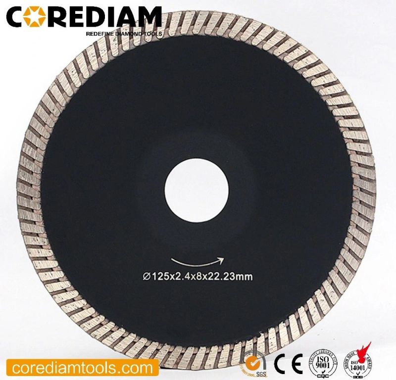 Premium Diamond Tool/Concave Turbo Segment Blade for Stone Cutting