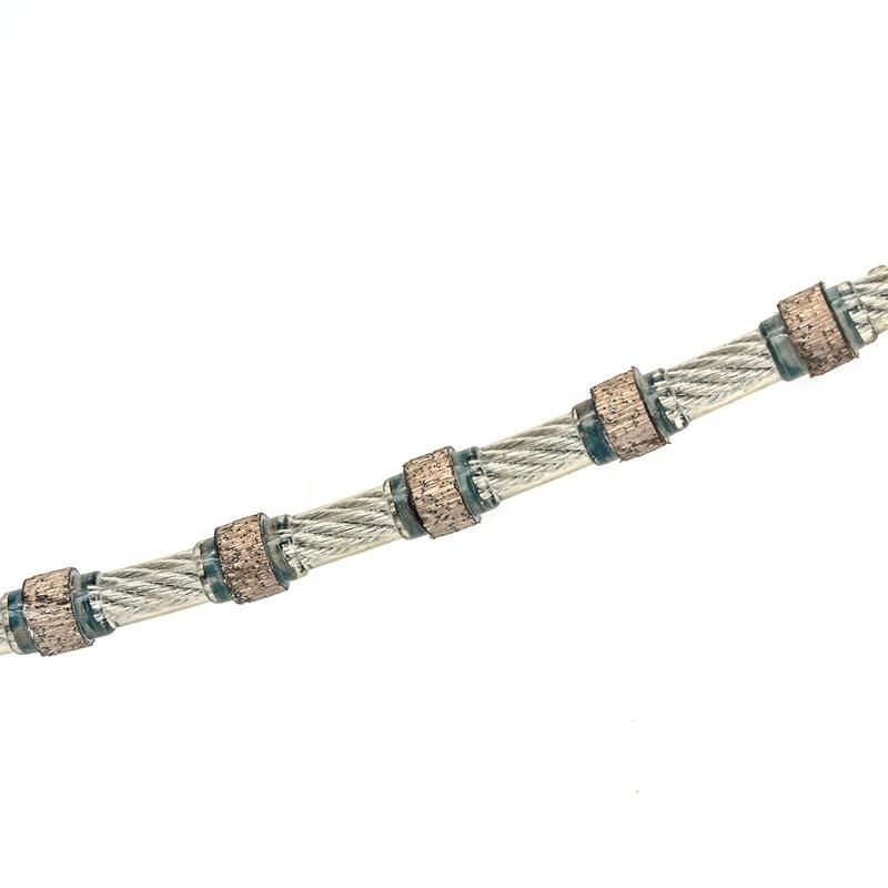 11.0*6.0mm 37bpm Granite Block Squaring Plastic Diamond Wire Saw