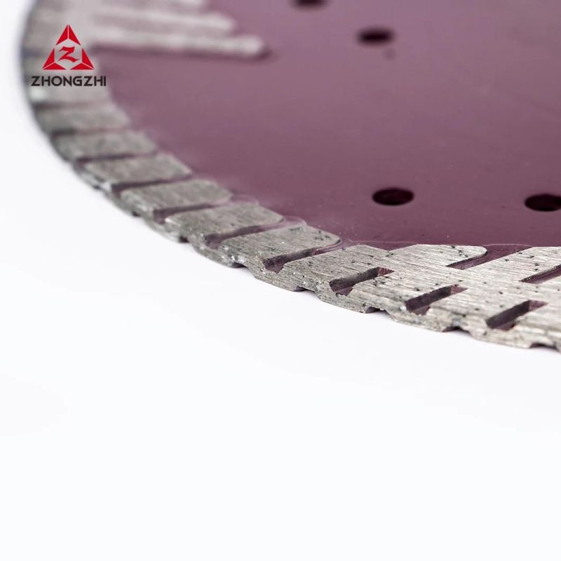 Hot Pressed Segmented Diamond Circular Saw Blades for Dry Cutting