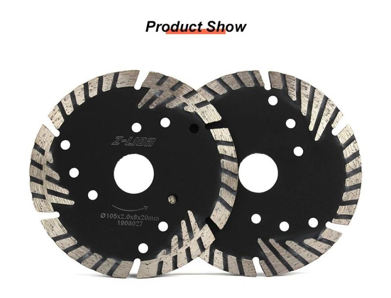 8"/200mm Sharp Metal Abrasive Turbo Diamond Cutting Disc for Stone/Marble/Ceramic