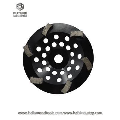 Cold Press Turbo Type Diamond Grinding Cup Wheel for Concrete