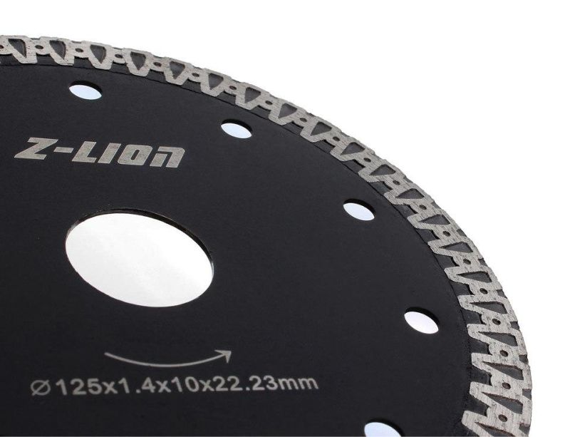 5inch/125mm Circular Diamond Cutting Continuous Rim Drywall Saw Blade for Stone/Concrete/Ceramic/Porcelain/Tile