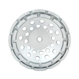 Double Row Diamond Grinding Disc Cup Wheel for Stone