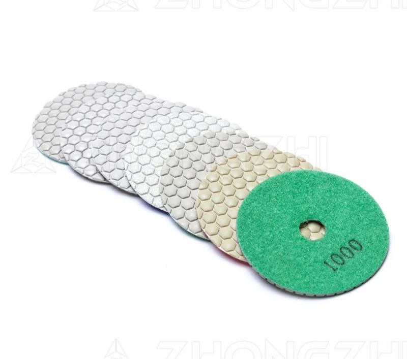 Resin-Bond Diamond Abrasive Dry Polishing Pad for Granite and Marble